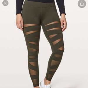 Lululemon Tech Mesh Wunder Under Leggings